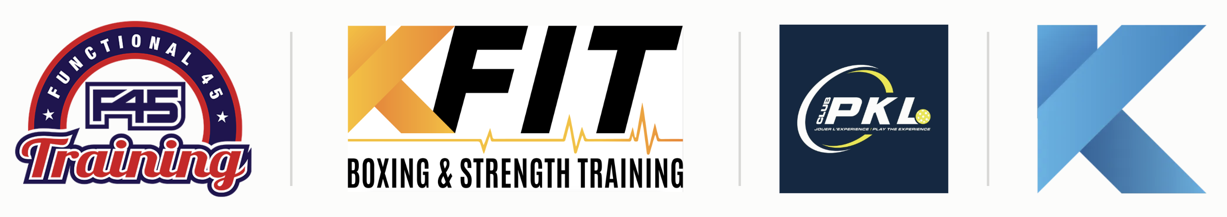 Gyms and studios where Sash has coached: F45 Training, XFIT Boxing & Strength Training, Club PKL
